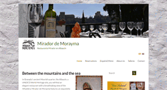 Desktop Screenshot of miradordemorayma.com